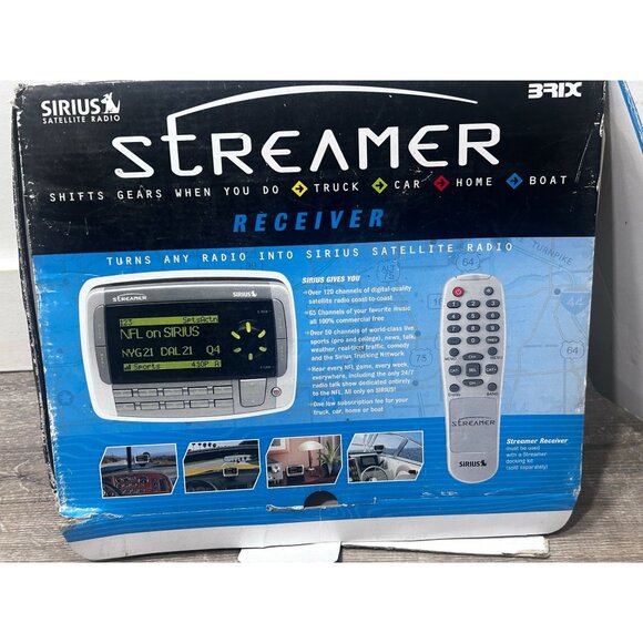 Sirius Satellite Radio Car Truck Streamer With Remote and Batteries Radio - Picture 1 of 5